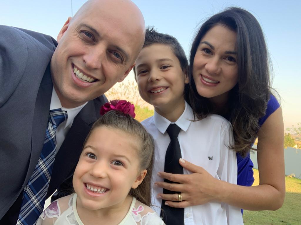 Novo pastor do UNASP, Henrique Melo Gonçalves e sua família